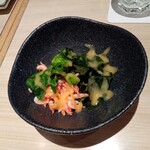 つづらお - 桜えびと菜の花の酢味噌和え