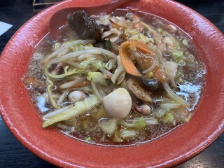 Kodawariramenitsutetsu - 広東麺（餡かけで体が温まっていいね）