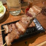焼鳥 八朔 - 豚バラ１本280円