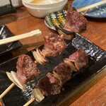 焼鳥 八朔 - ずり１本200円