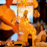 鉄板焼 摩天楼 東京スカイツリー・ソラマチ店 - ファイヤー―！