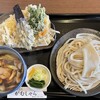 がむしゃら - 料理写真:肉汁うどんと天ぷら盛り合わせ