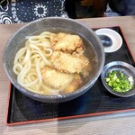 手打ちうどん 大蔵 - とり天うどん