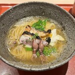 麦と麺助 - 寒鰆の幽庵そば