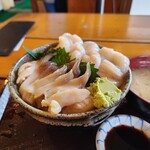 Puratto Shokudou - ホッキ・ホタテ丼です。