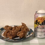 からあげ家 - 室根からあげでビールをゴクゴク！