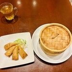 chinese cooking 杏 - フカヒレ入り五目春巻き　中華チマキ