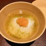 馳走 啐啄一十  - 【写真②】虎河豚の白子(山口県上関町)の銀餡仕立て