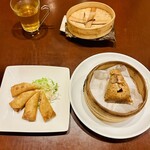 chinese cooking 杏 - フカヒレ入り五目春巻き　中華チマキ