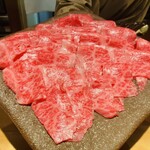 馳走 啐啄一十  - 【写真⑭】高森和牛のサーロインの一部(沼本カット)