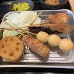 魚輝水産 - 串カツ盛り合わせ