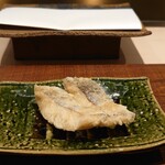 くすのき - 太刀魚:ふわっとジューシー｡皮目は香ばしく｡魚の天麩羅は旨いな