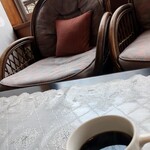 仙峡閣 - 朝はロビーでコーヒーサービス