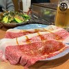 キンキン麦酒とプリッと小腸 近江牛畜産あさひ 千中店