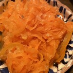 Nyu Hanai - ニンジンとキンカンのクミンラペ（食べかけ……）