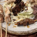 鳥きん - 何か串盛り