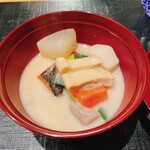 御料理 まつ山 - 粕汁