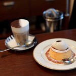 COFFEECOUNTER NISHIYA - プリン＋マロッキーノ