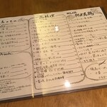 サンチャ フカミ - 2月20日のメニュー