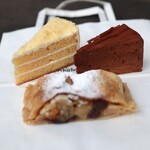 ツッカベッカライ カヤヌマ - ケーキ3点