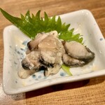 Jin-bay - 自家製 牡蠣の塩辛。500円。