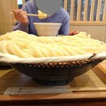 切麦や 甚六 - ざるうどん（特盛）、親子天1,350円