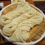 切麦や 甚六 - ざるうどん（特盛）、親子天1,350円