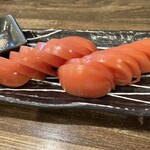 炭火 とり久 - 冷やしトマト