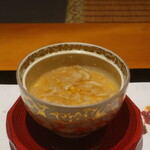 日本料理 幸庵 - 松葉蟹の玉締め フカヒレ仕立て