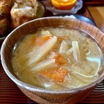とんかつ一幸 - 自家製味噌を使った♡美味しいお味噌汁♡