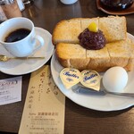 加藤珈琲店  - モーニングの名古屋セット