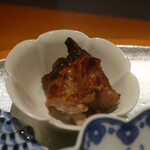 日本料理 幸庵 - 鴨つくね焼き