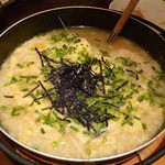 ぽんぽこたぬきのかくれ家 - 〆のおじや　2014.1.11