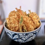 天ぷ羅 重天 - 料理写真:天丼(上)