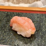 鮨金 - 甘えび。