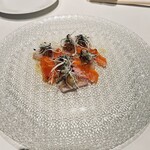 洋食 Matsushita - ブリとサーモンのカルパッチョ