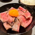 しゃぶらく亭 - ローストビーフ丼