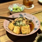 Hanya Ku-Ta - 揚げられた豆腐に美味しい出汁が掛かったステキな料理