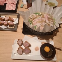 豚しゃぶ せいろ蒸し 豚匠 なんば邸 - 