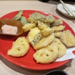 海猫屋 - 天ぷら盛合せ