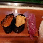 辰美寿し - 雲丹といくら