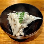 Fuguryouri Umei - 季節の椀もの→フグの椀(頭)