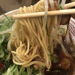 新福菜館 - 細麺