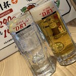 酒と魚とめし 濱いちもんめ - 酎ハイ190円税抜き（R6.2）×せんぺろセット生ビール