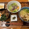 Makiba Style - コラーゲンポークの角煮ご飯ときざみ揚げうどん