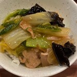 チャイナパーク - 最後はセルフ中華丼