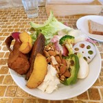 エコモレストラン - 焼き芋とりんごのマスカルポーネサラダ
　ハーフサイズ