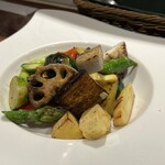 イタリア料理 SAEKI - 筍入りの野菜ソテー
