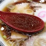 白河手打ち中華そば せいじゅ - スープ