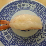 無添くら寿司 - 大エビ<１貫>105円（2014.01.11）